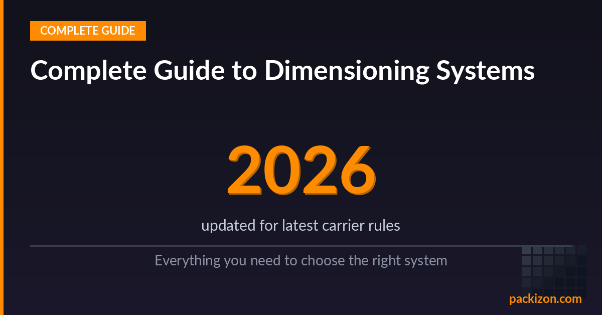 Complete Guide to Dimensioning Systems: What E-Commerce Brands Need to Know