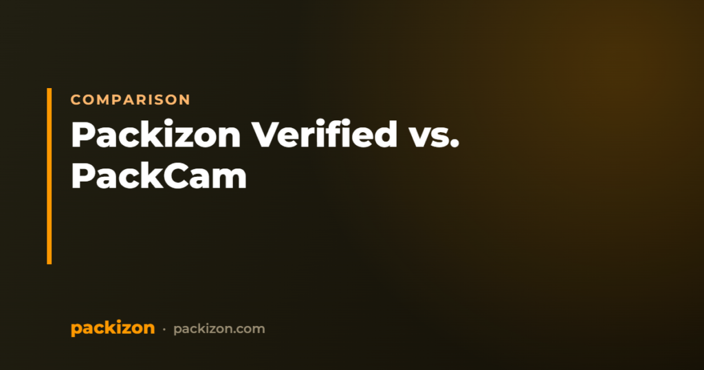 Packizon Verified vs. PackCam (Seller Hardware): Compared (2026) — Packizon Verified