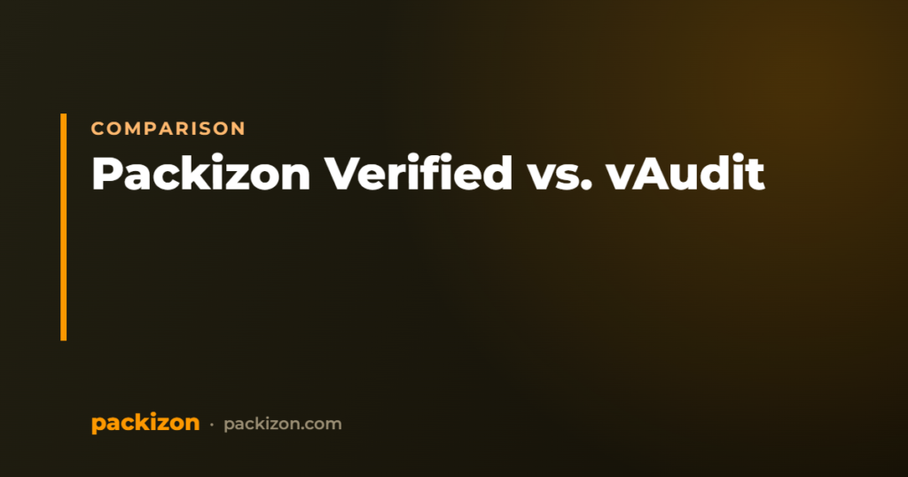 Packizon Verified vs. vAudit — Packizon Verified